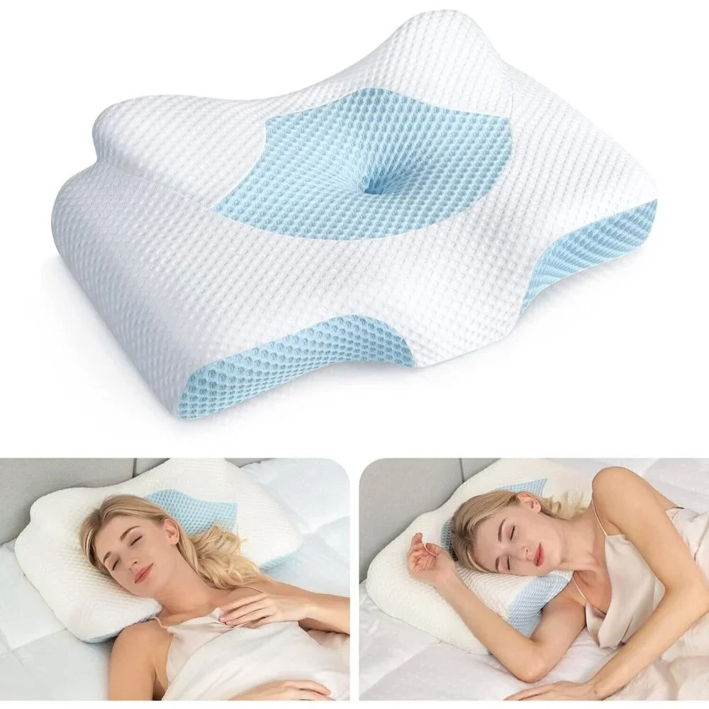 Osteo Cervical Pillow for Neck Pain Relief, Hollow Design Odorless Memor…